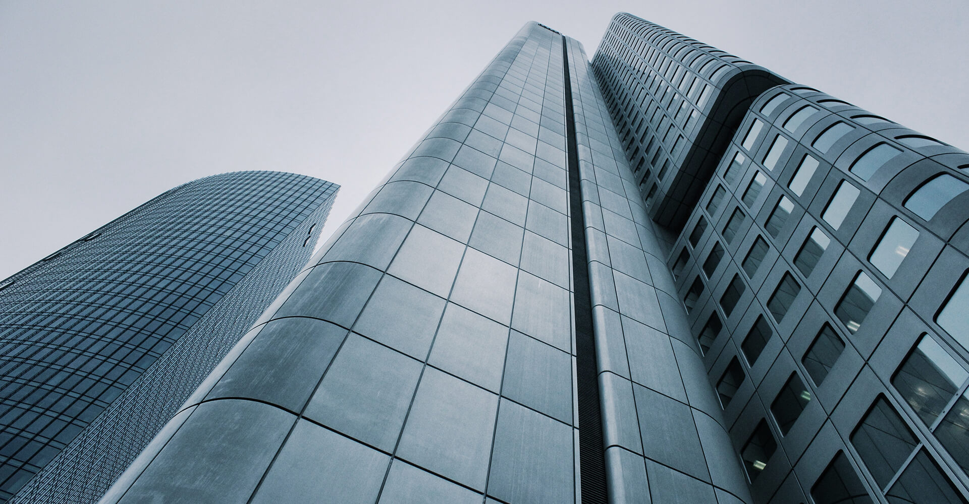 Wolkenkratzer Gebäude Skyscraper Glasfront Hoch